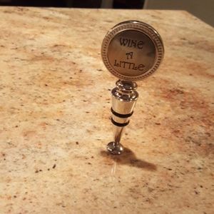Steel wine stopper/lid